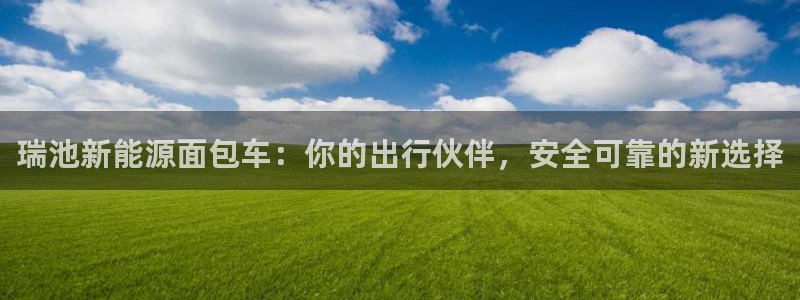 新宝gg软件：瑞池新能源面包车：你的出行