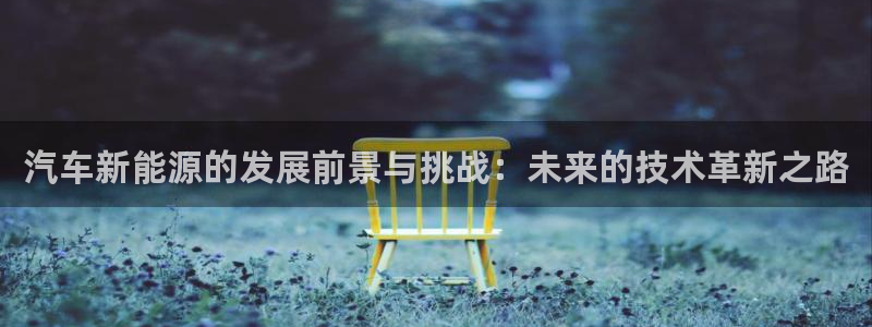 新宝gg玩法:汽车新能源的发展前景与挑战:未来的技术革新之路