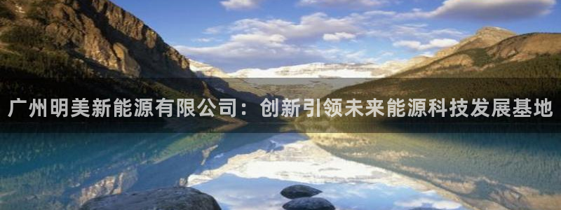 新宝gg娱乐vovq:广州明美新能源有限公司:创新引领未来能