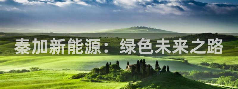 新宝GG国际:秦加新能源:绿色未来之路